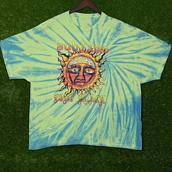 Sublime Long Beach Rock Tie-dye T-shirt, size 3XL - Picture 1 of 4